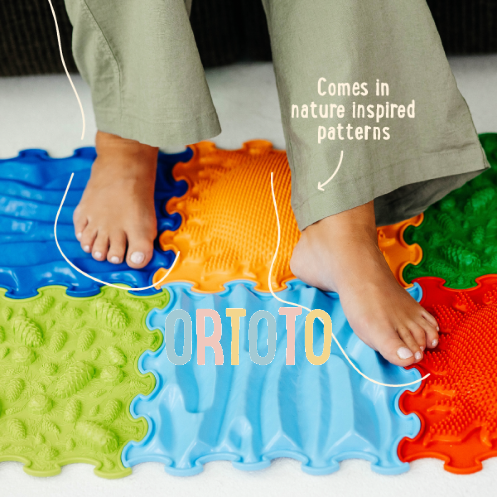 ORTOTO Puzzle Mats Set "Intensive Barefoot Path" 